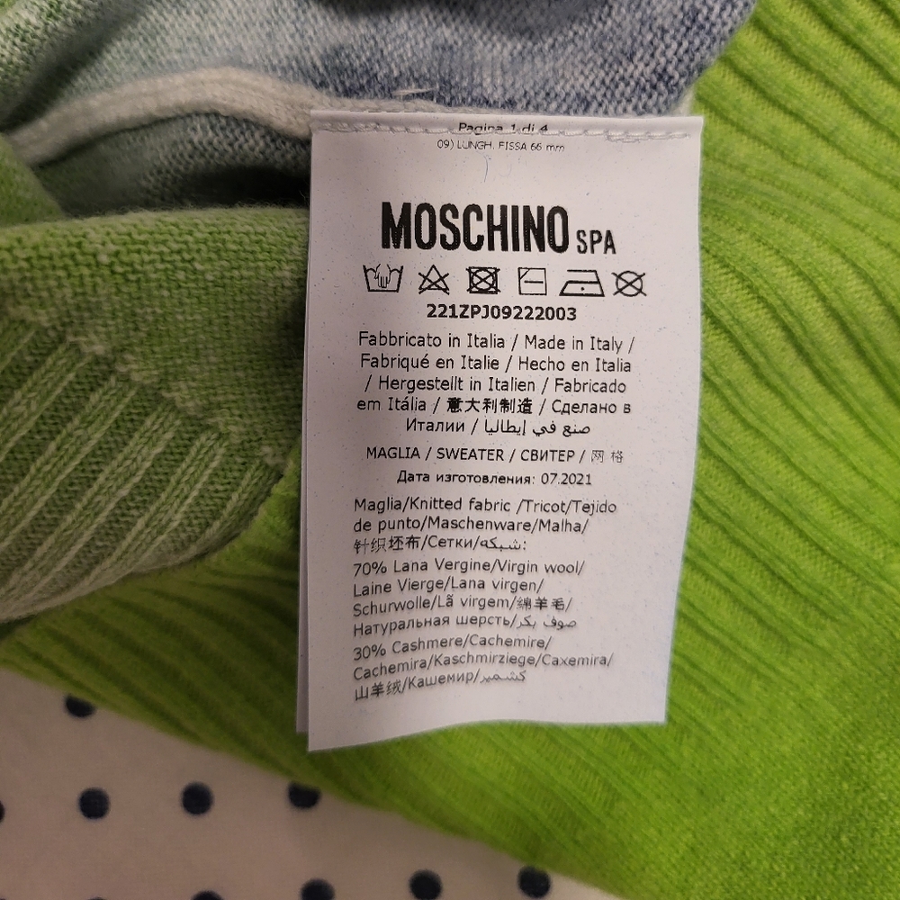 MOSCHINO Dégradé Emoji Logo Sweater - Picture 7 of 8